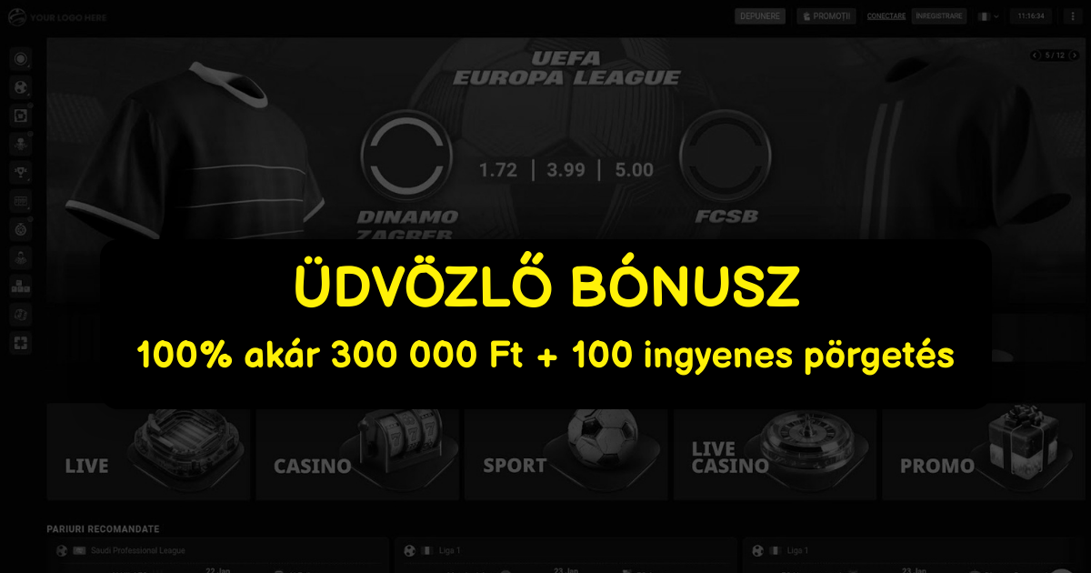 VictoryBet Casino - Nagy üdvözlő bónusz akár 400.000 Ft online kaszinó
