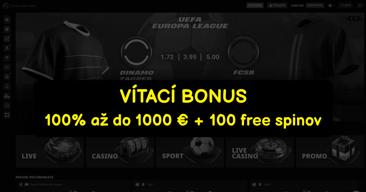 VictoryBet Casino - Online kasíno s bonusom až 1000 €